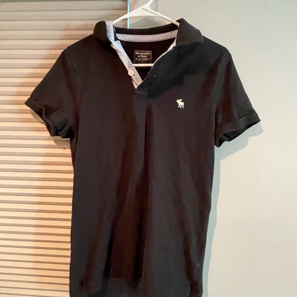 Black Abercrombie Polo